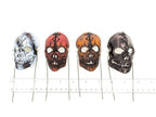 Skull Leather Mini Mask – Handcrafted Charm for Rearview Mirrors, Handbags, Lanyards, Party Favors & More by Rockwell Masks
