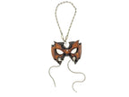 Pro Wrestler Leather Mini Mask – Handcrafted Charm for Rearview Mirrors, Handbags, Lanyards, Party Favors & More by Rockwell Masks