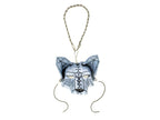 Sly Fox Leather Mini Mask – Handcrafted Charm for Rearview Mirrors, Handbags, Lanyards, Party Favors & More by Rockwell Masks