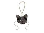 Sly Fox Leather Mini Mask – Handcrafted Charm for Rearview Mirrors, Handbags, Lanyards, Party Favors & More by Rockwell Masks