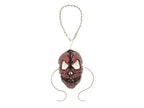 Menacing Skull Leather Mini Mask – Handcrafted Charm for Rearview Mirrors, Handbags, Lanyards, Party Favors & More by Rockwell Masks
