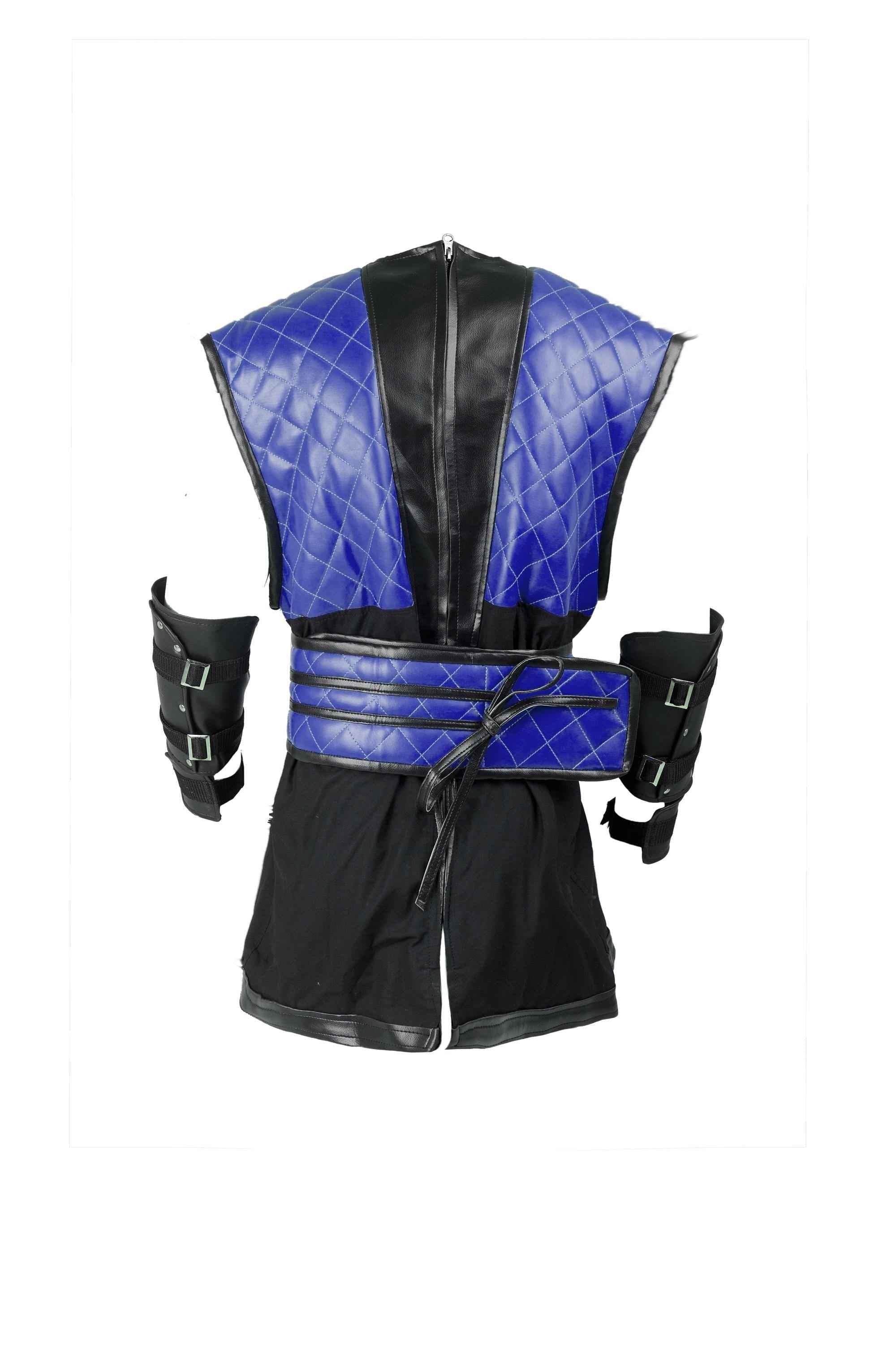 Subzero Mortal Kombat Cosplay Costume Vest Handcrafted by Ox and Bulls - Big Tim's Magic Emporium