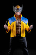 Rivals Wolverine Yellow Leather Jacket - Inspired by Attack of the Sentinels Cosplay - Big Tim's Magic Emporium