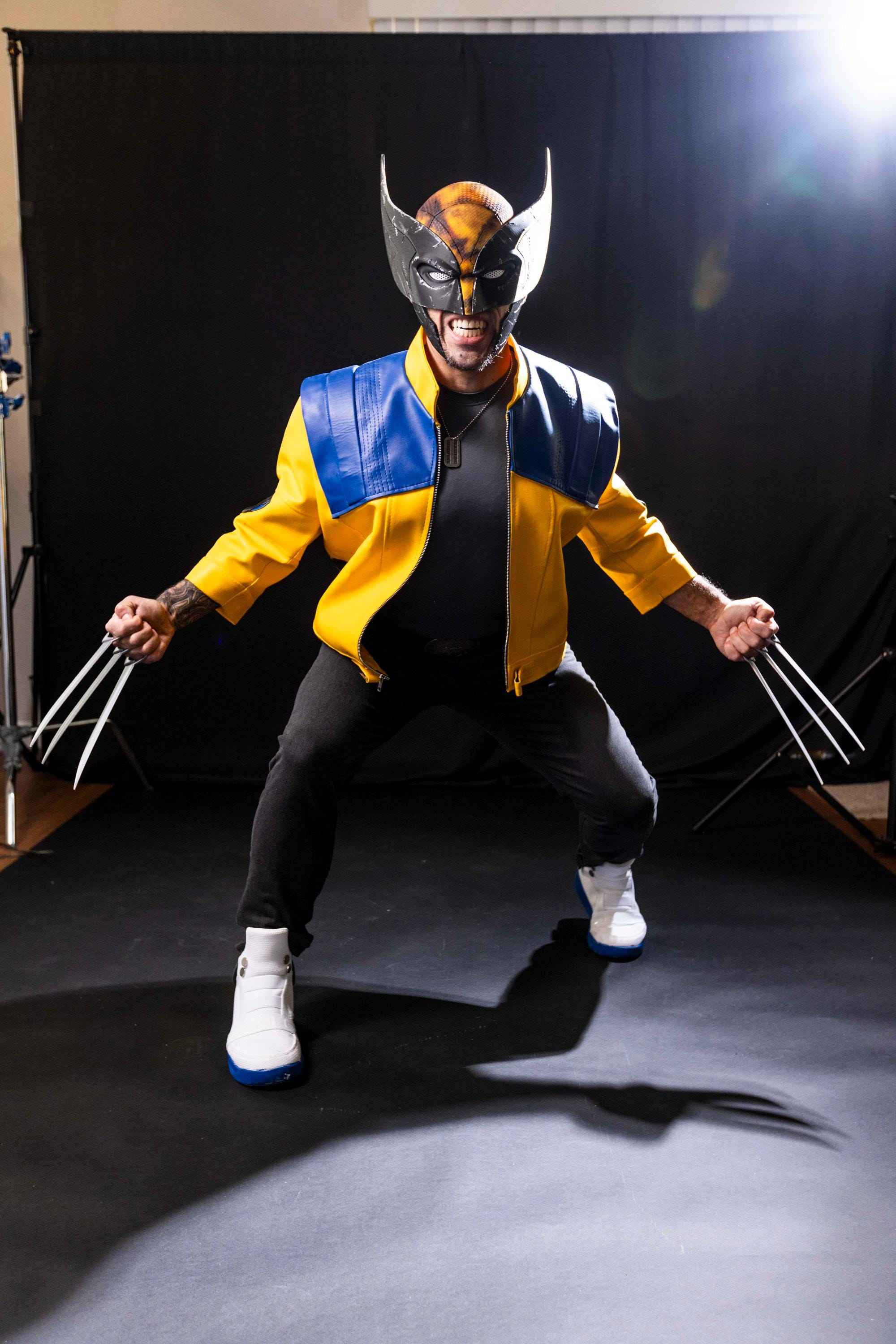 Rivals Wolverine Yellow Leather Jacket - Inspired by Attack of the Sentinels Cosplay - Big Tim's Magic Emporium