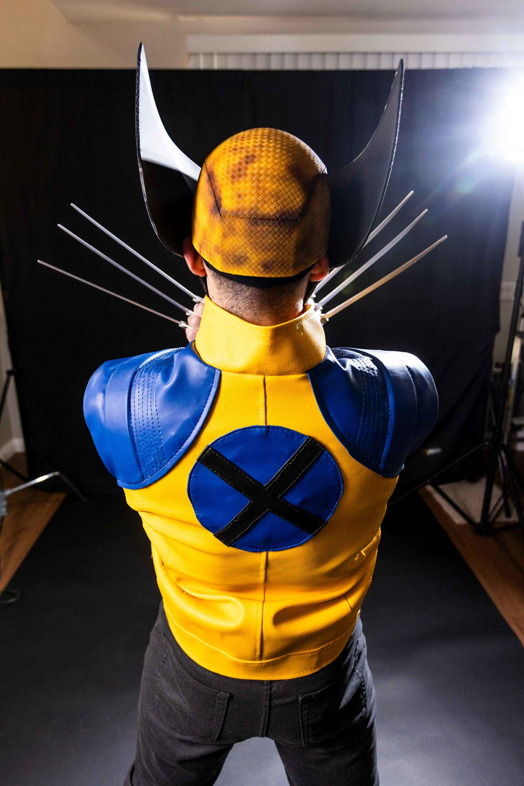 Rivals Wolverine Yellow Leather Jacket - Inspired by Attack of the Sentinels Cosplay - Big Tim's Magic Emporium