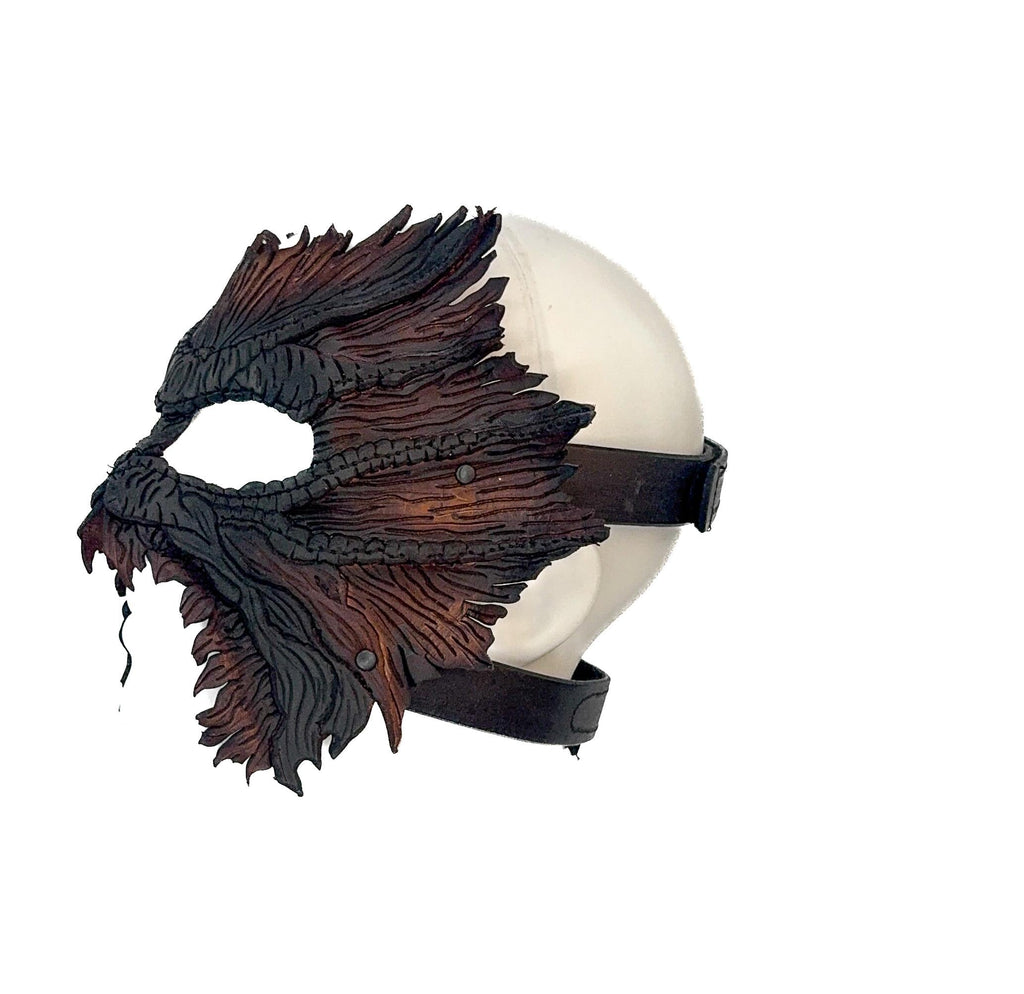 World's End - Handmade Leather Mask for Halloween, Performance or Cosplay Costume by Rockwell Masks