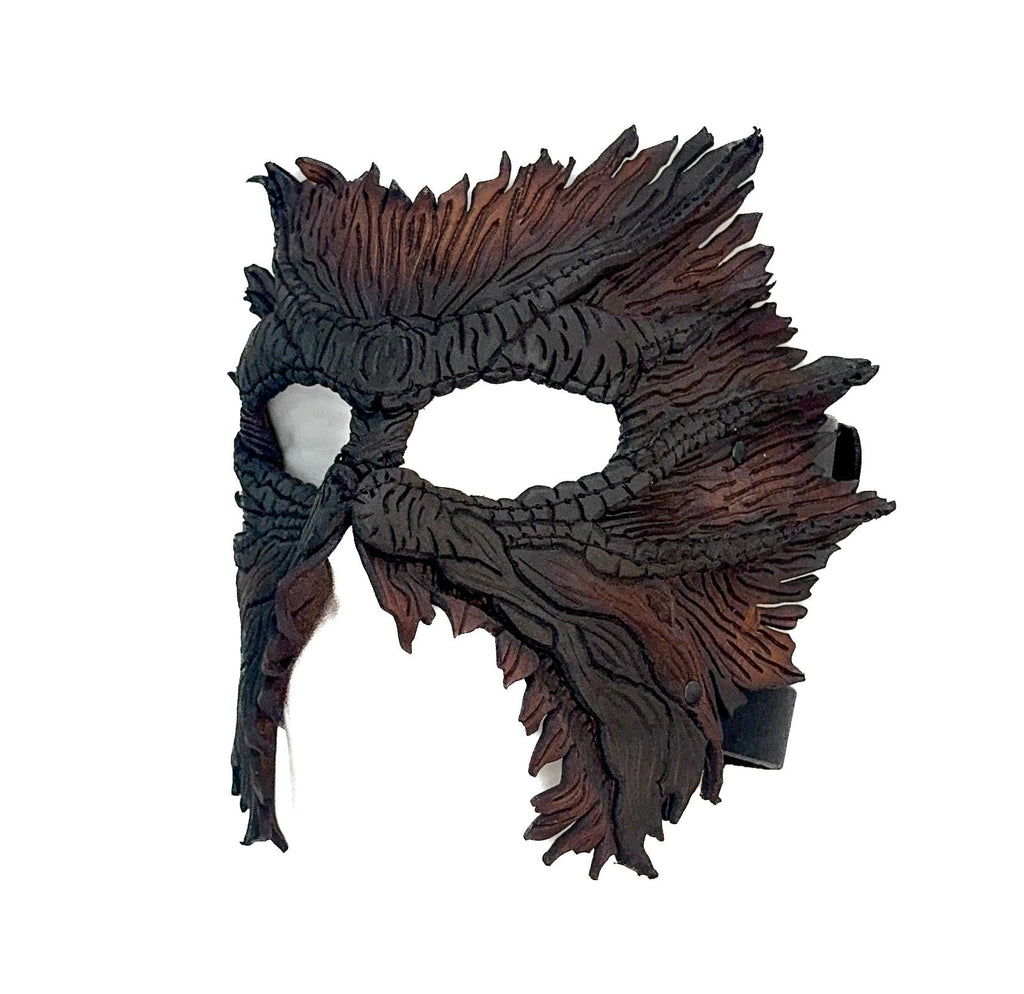 World's End - Handmade Leather Mask for Halloween, Performance or Cosplay Costume by Rockwell Masks