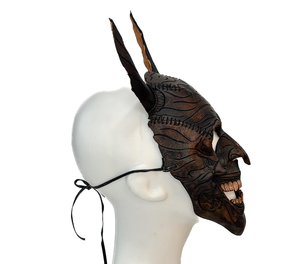 Maniacal Demon - Handmade Mask for Halloween, Performance or Cosplay Costume by Rockwell Masks
