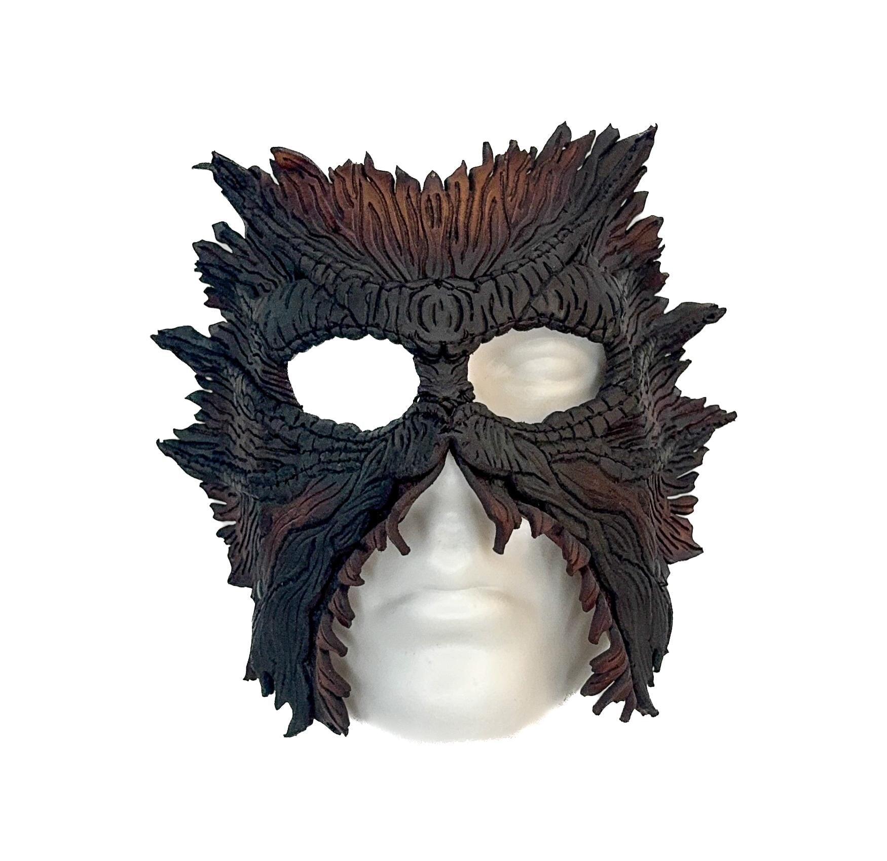 World's End - Handmade Leather Mask for Halloween, Performance or Cosplay Costume by Rockwell Masks