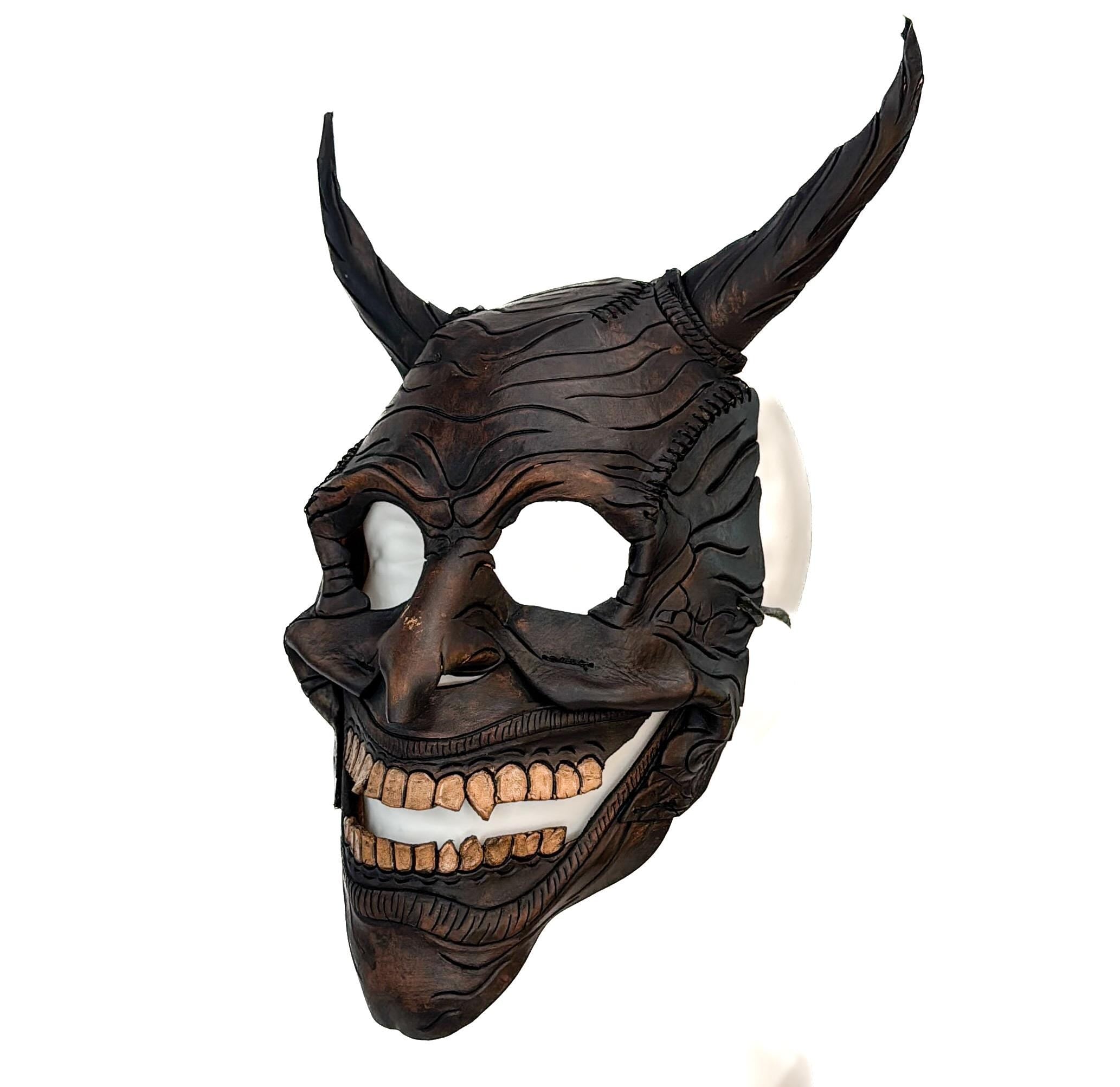 Maniacal Demon - Handmade Mask for Halloween, Performance or Cosplay Costume by Rockwell Masks