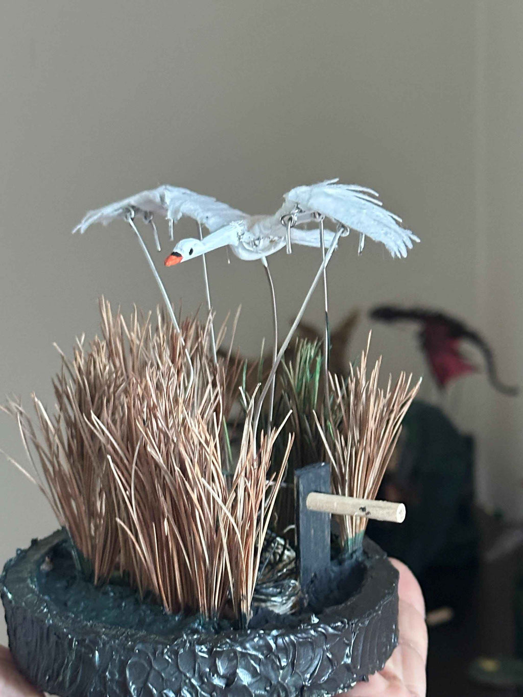 Handmade Automata Swan