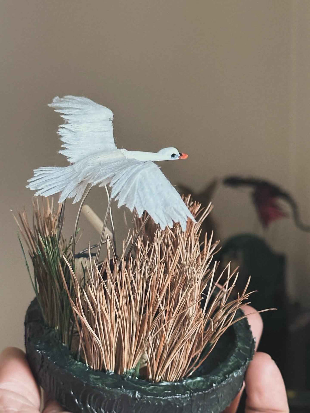 Handmade Automata Swan