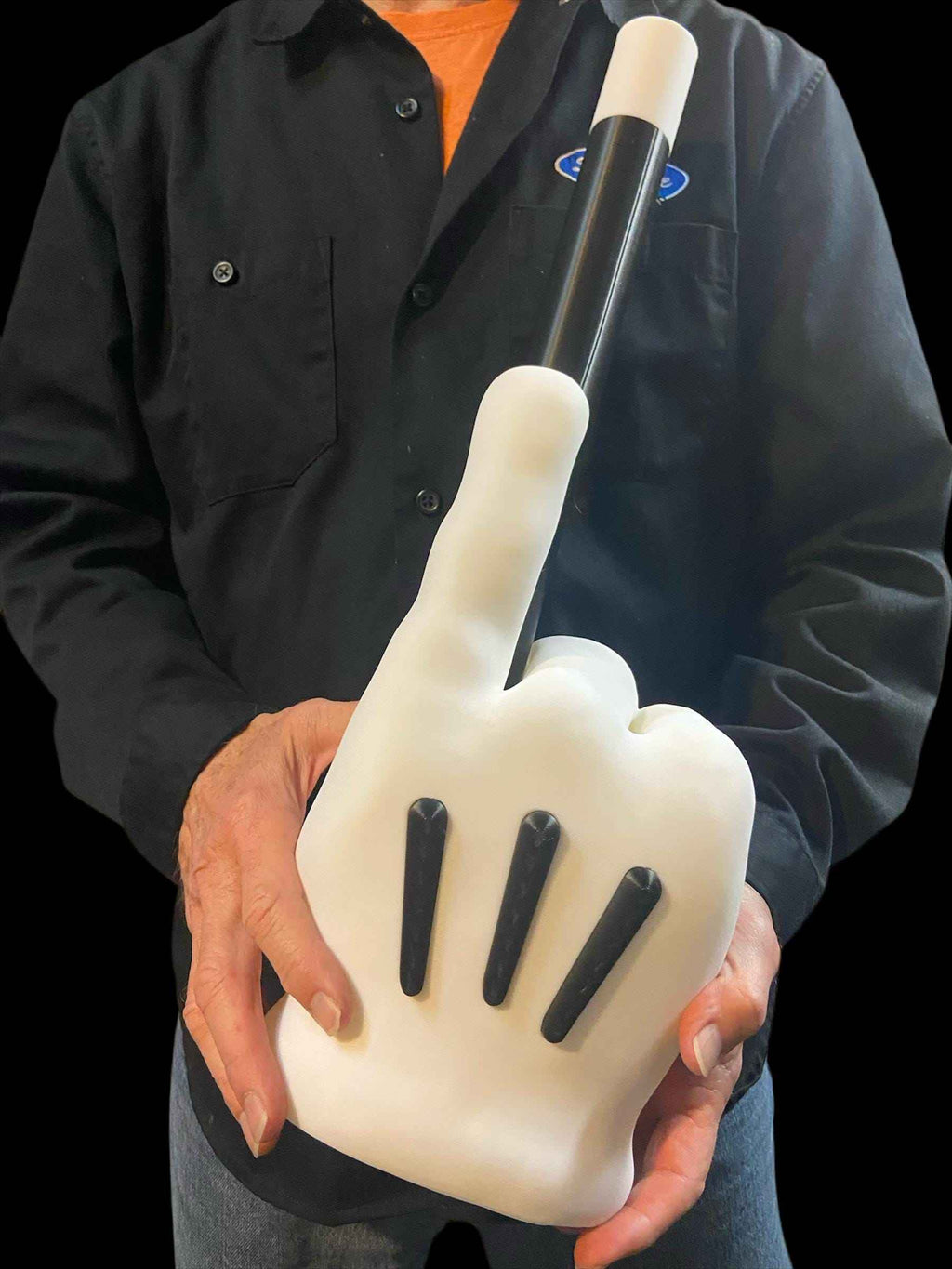 Large Cartoon Hand with Magic Wand - Mickey Style Hand Christmas Tree Topper, Wall Decor, Ceiling Hanging Prop - Disney-inspired Decoration