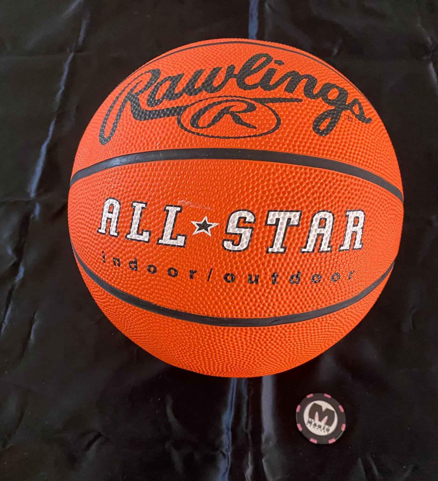 Daytona Magic/Rubber Chicken Depot - Vintage Double Dribble Appearing Basketball   MINI Briefcase Magic Prop COMBO (Real Deal)