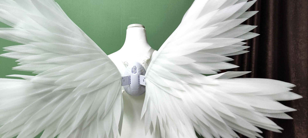 6 Wings Movable Wings Handcrafted Electric Wings - Movable Wing Motor Kit with 14500 Battery & Strap-for Kids Event, Flower ,Party,Wedding