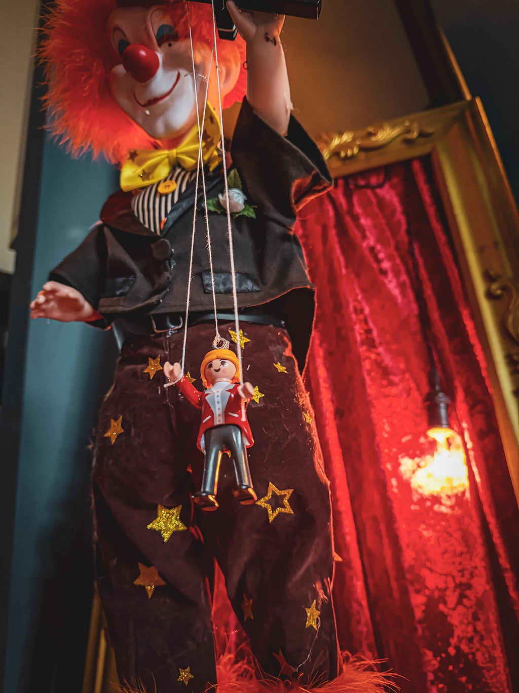 Jasper Jingles 28” custom made animatronic clown