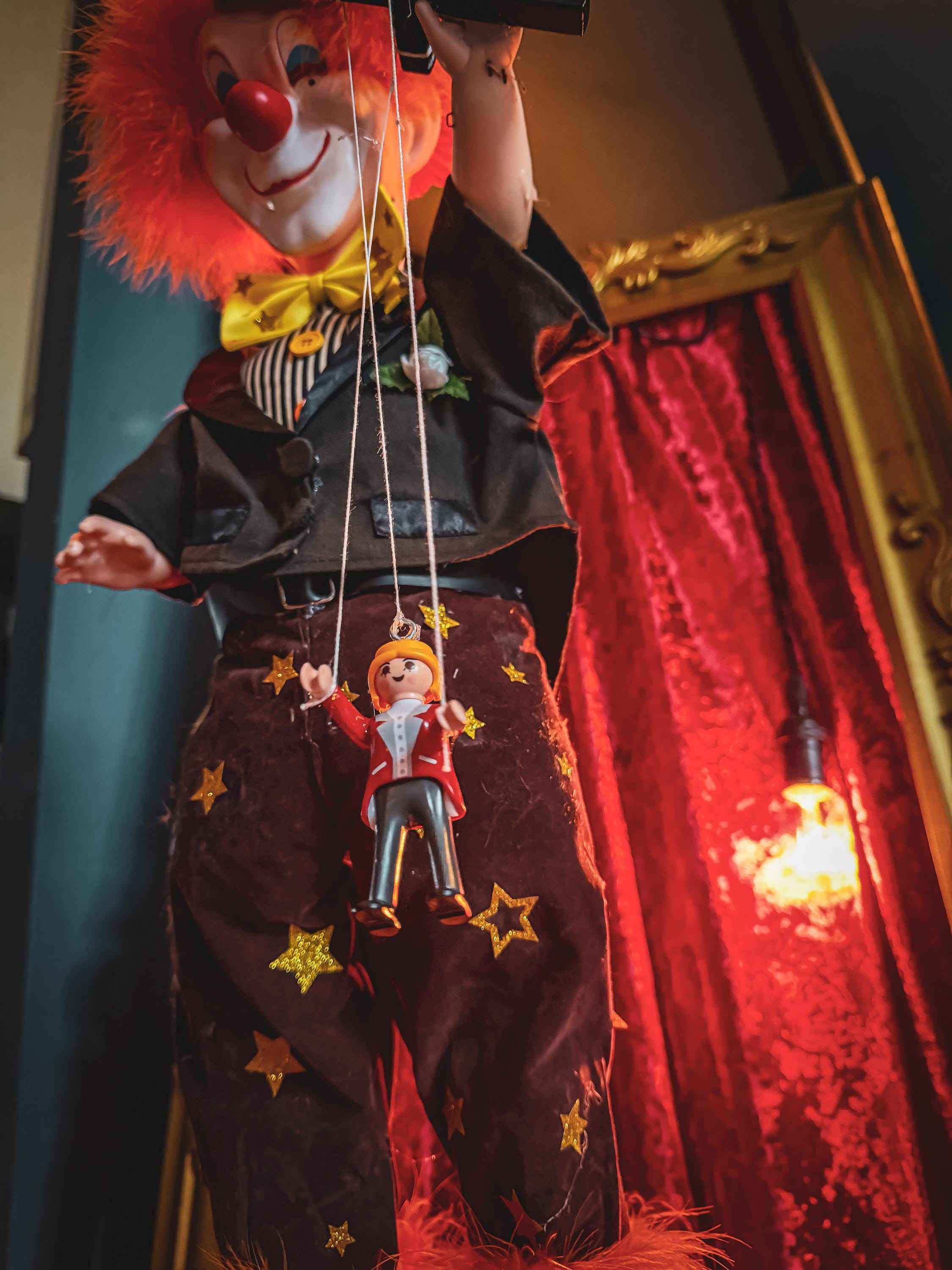 Jasper Jingles 28” custom made animatronic clown