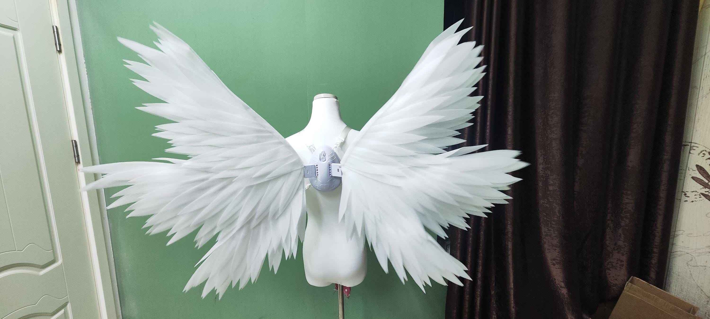 6 Wings Movable Wings Handcrafted Electric Wings - Movable Wing Motor Kit with 14500 Battery & Strap-for Kids Event, Flower ,Party,Wedding