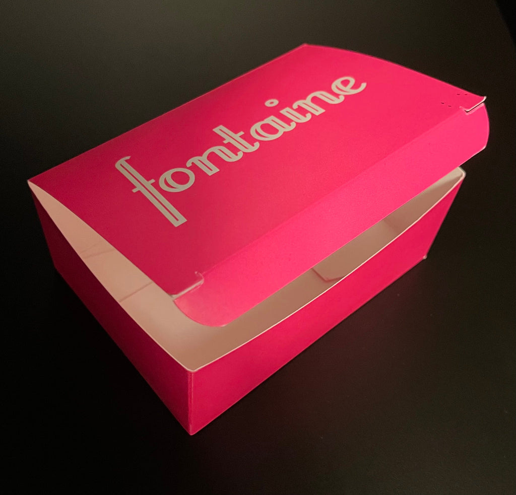 Fontaine Neon Pink Half Brick Box by Card-Addiction.com