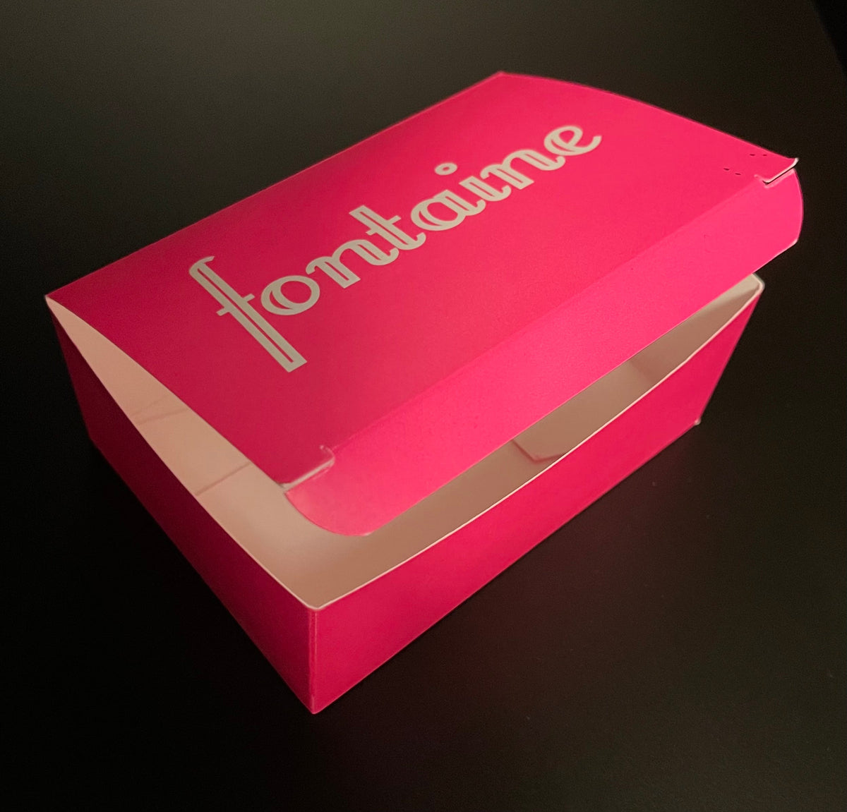 Fontaine Neon Pink Half Brick Box by Card-Addiction.com