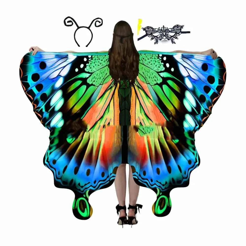 Iridescent Butterfly Talma Halloween Costume by Royalessencelux