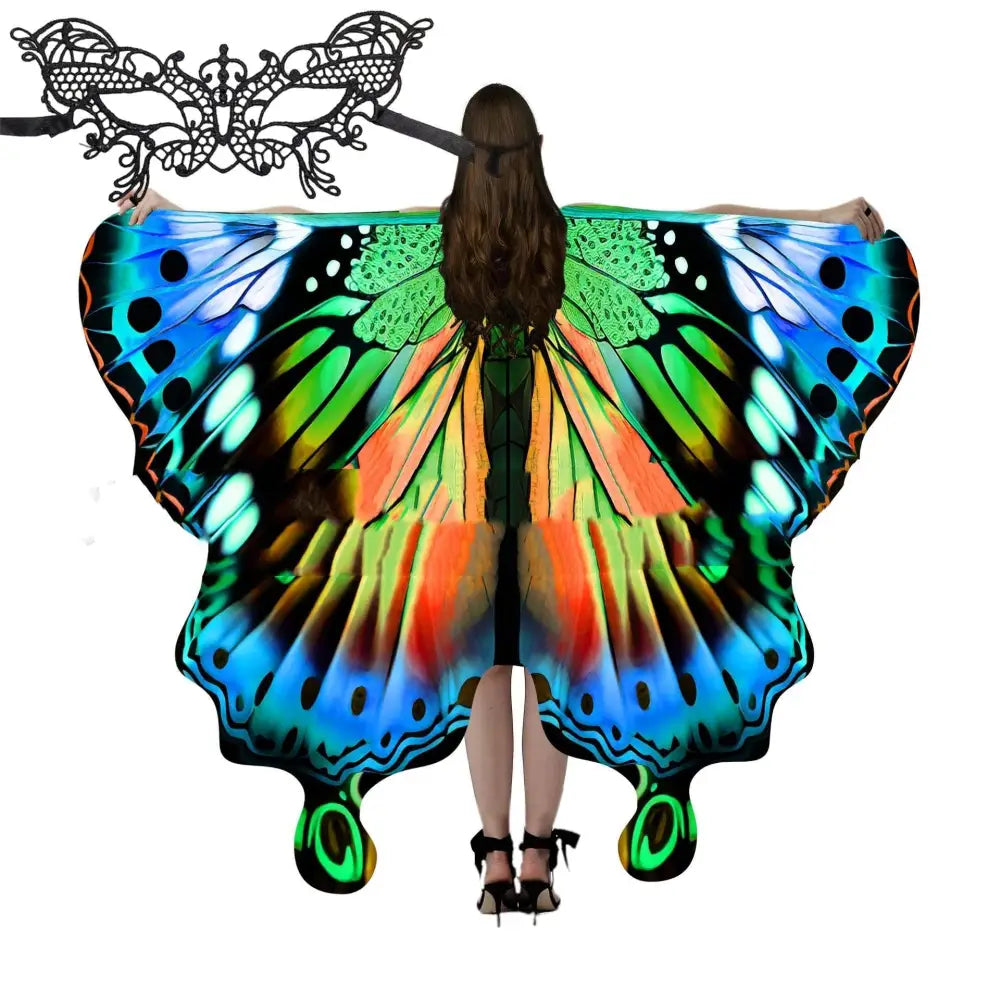 Iridescent Butterfly Talma Halloween Costume by Royalessencelux