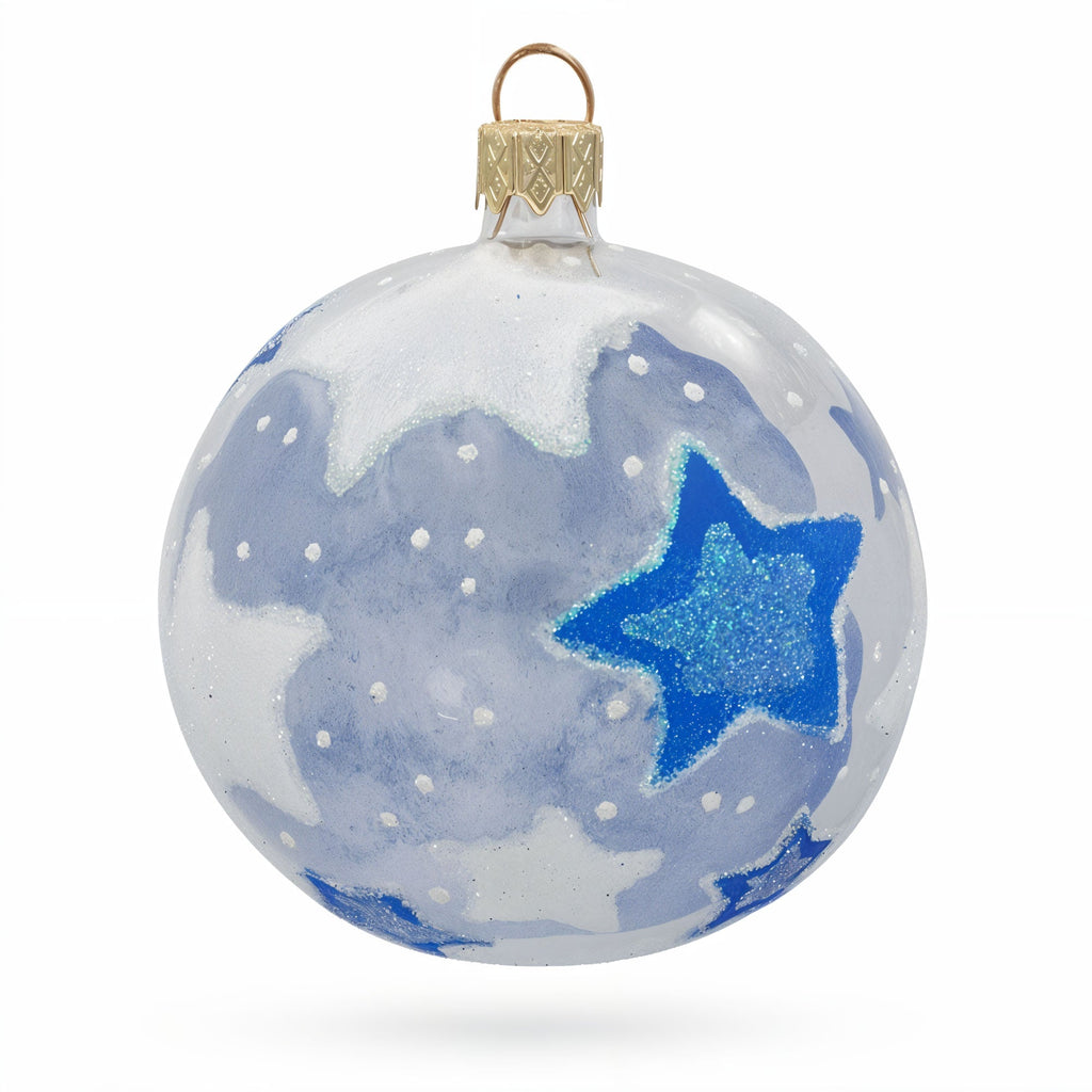 Santa's Magical Rabbit Trick Glass Ball Christmas Ornament 3.25 Inches - Big Tim's Magic Emporium