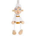 Angel Wooden Doll on a Spring 6 Inches by BestPysanky