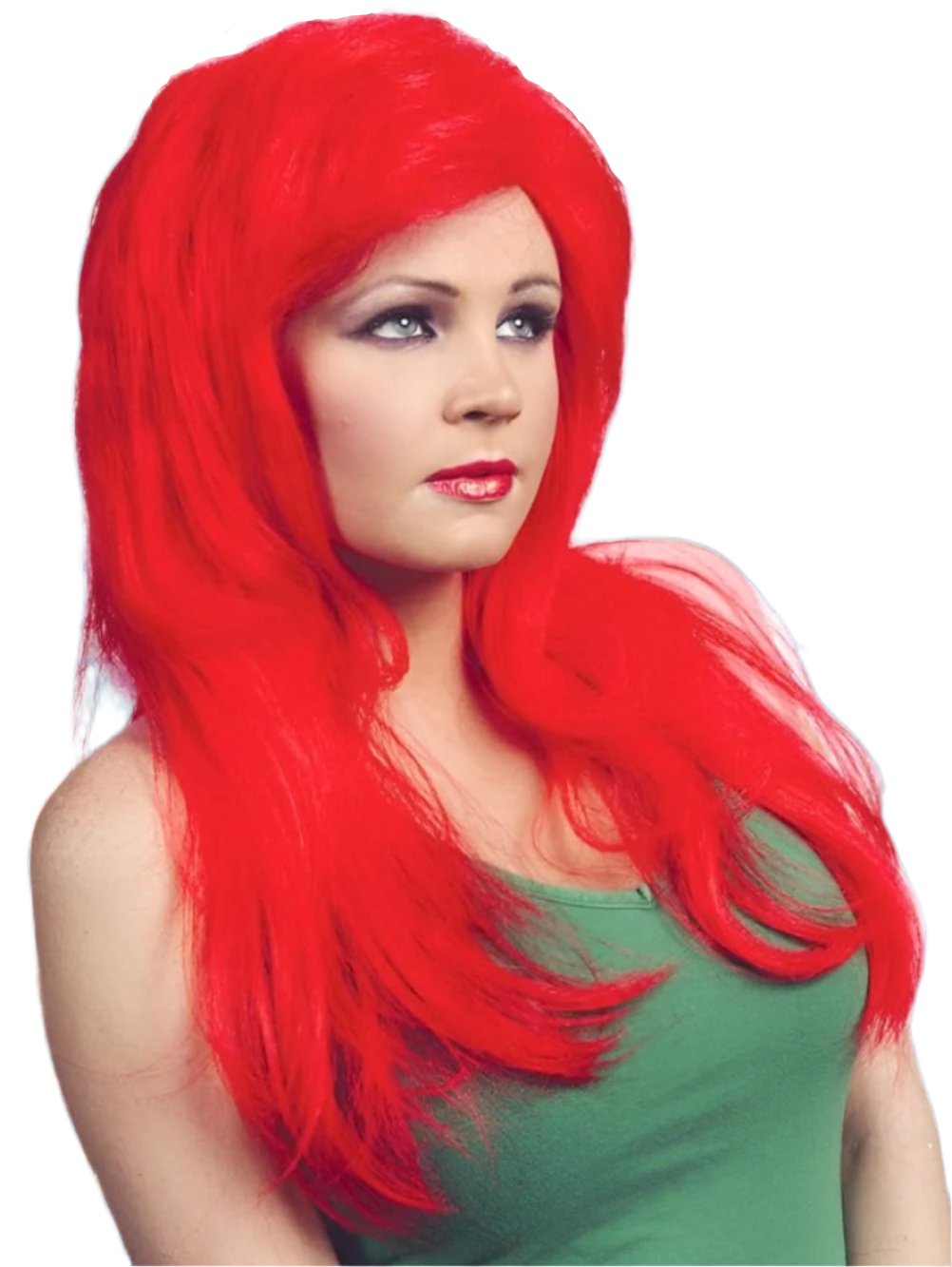 Mermaid Red Deluxe Wig by Masquerade