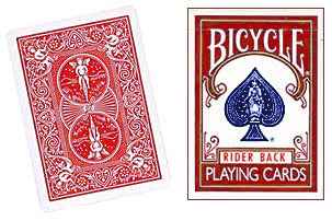 Assorted Red Back Bicycle One Way Forcing Deck (assorted values) by Murphy's Magic Supplies, Inc.