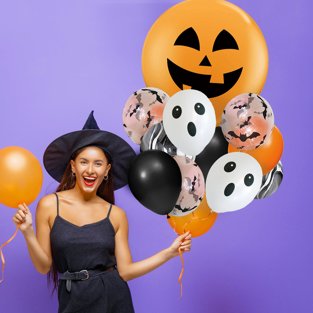 Classic Halloween Balloon Bouquet by Ellie's Party Supply