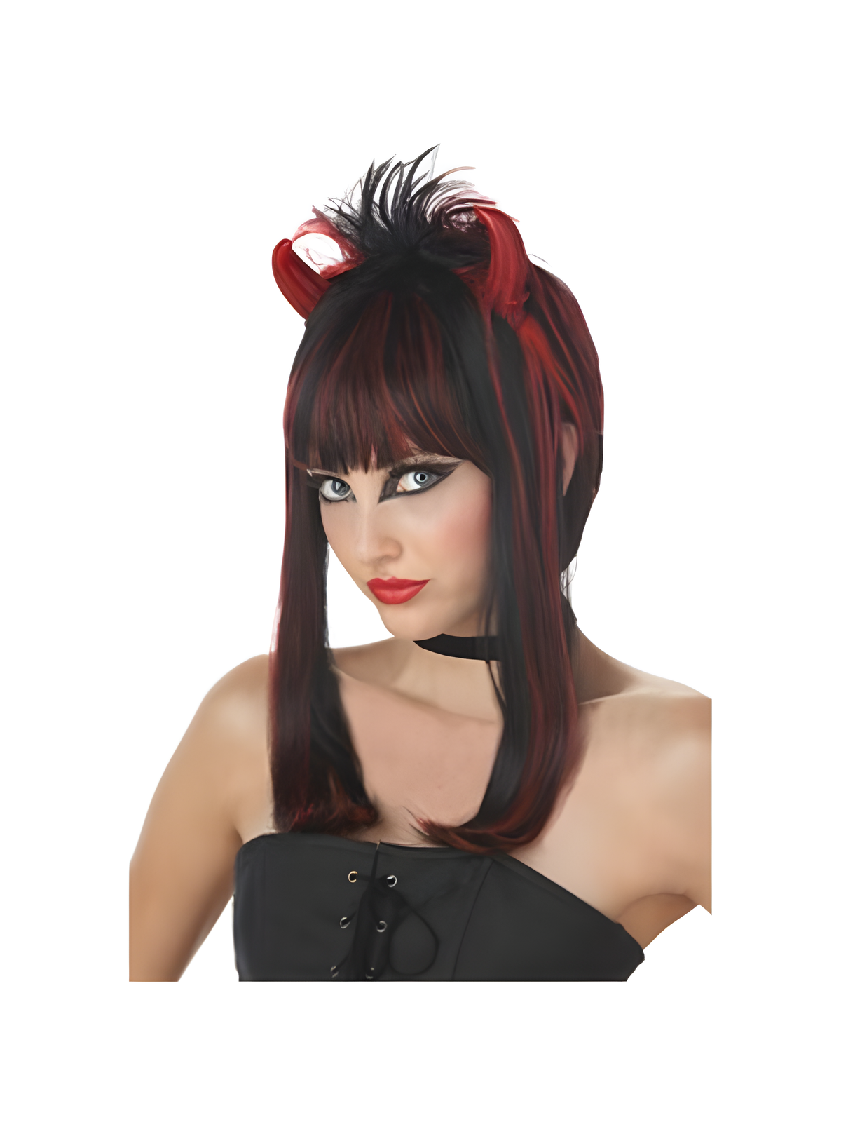Women's Devil Horn Wig by Masquerade