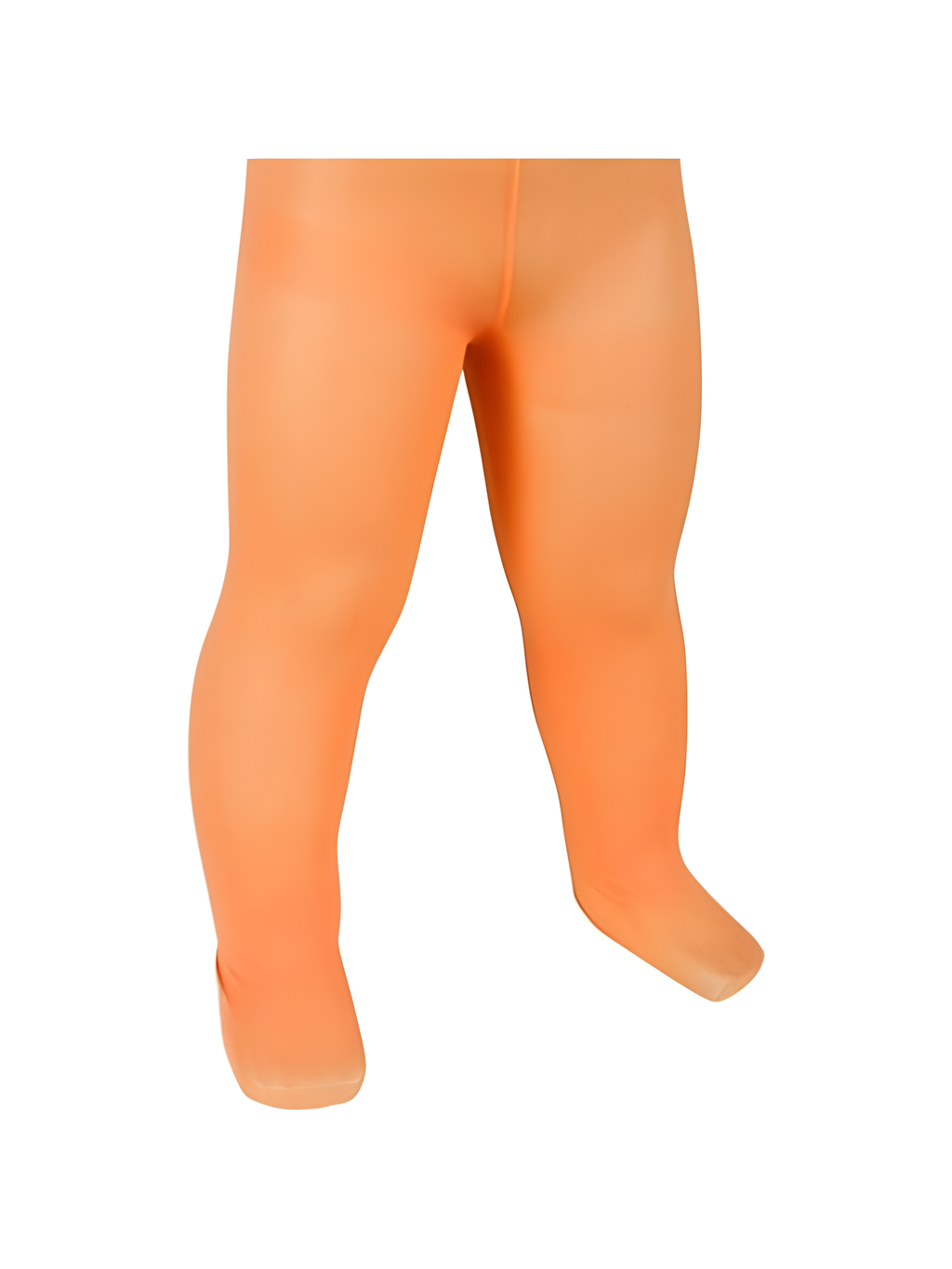 Childs Solid Orange Tights by Masquerade