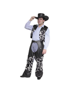 Adult Black Costume Cowboy Hat by Masquerade