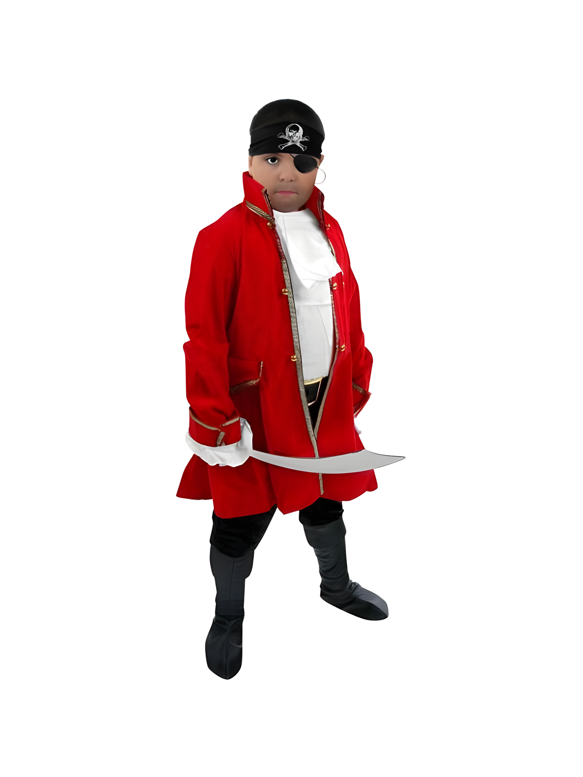Child's Velvet Pirate Captain Costume by Masquerade