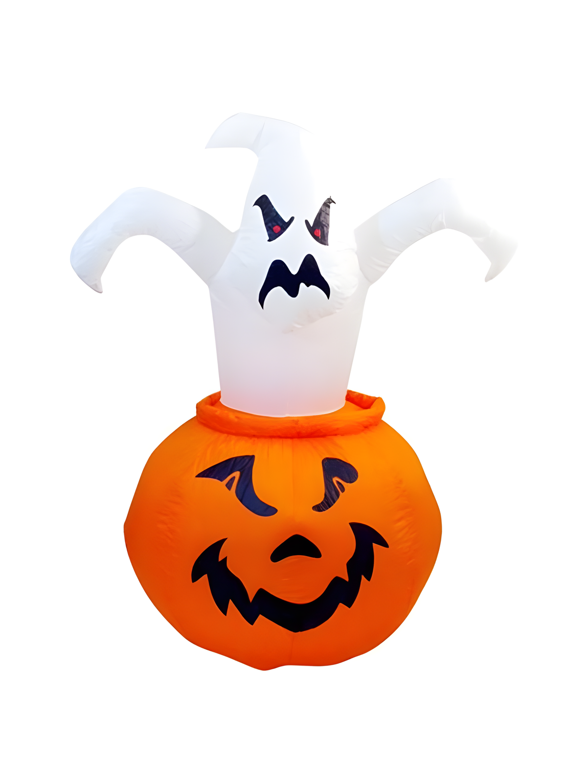 Airblown Pumpkin with Pop Out Ghost by Masquerade