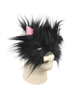 Plush Cat Costume Face Mask by Masquerade