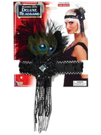 Peacock Flapper Headband by Masquerade