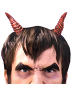 Adult Mini Red Devil Costume Horns by Masquerade