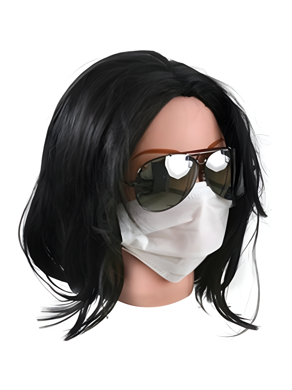 King of Pop Costume Wig by Masquerade