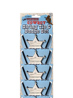 Cowboy String Tie & Badge Set by Masquerade