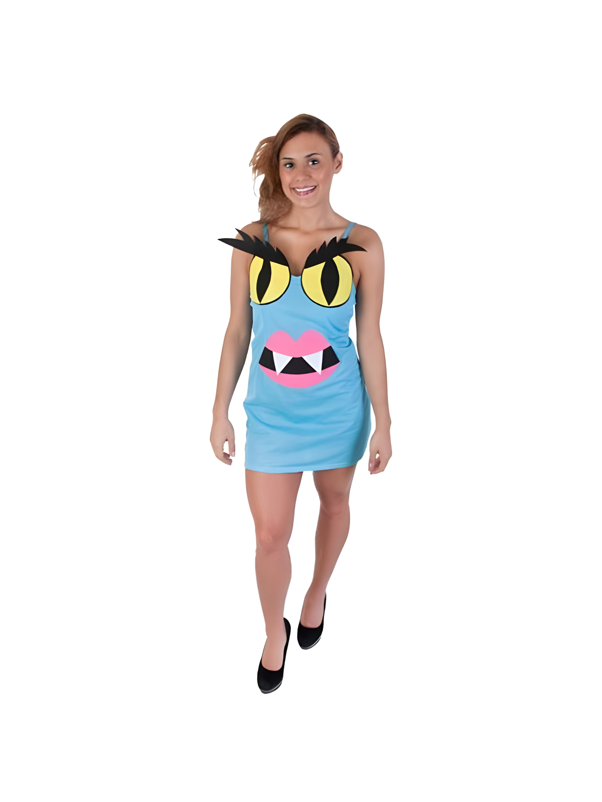 Adult Hipster Blue Monster Dress by Masquerade