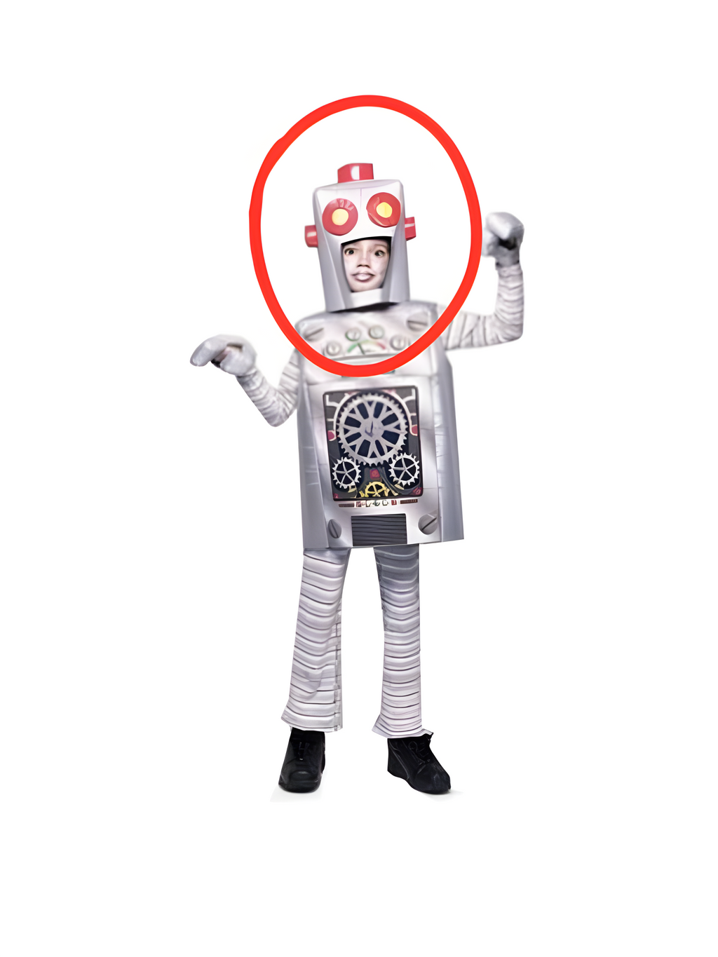 Child Robot Head Piece ONLY by Masquerade