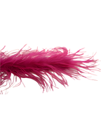 Plum Ostrich Feather Boa by Masquerade