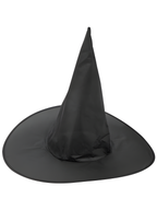 Adult Black Witch Hat by Masquerade