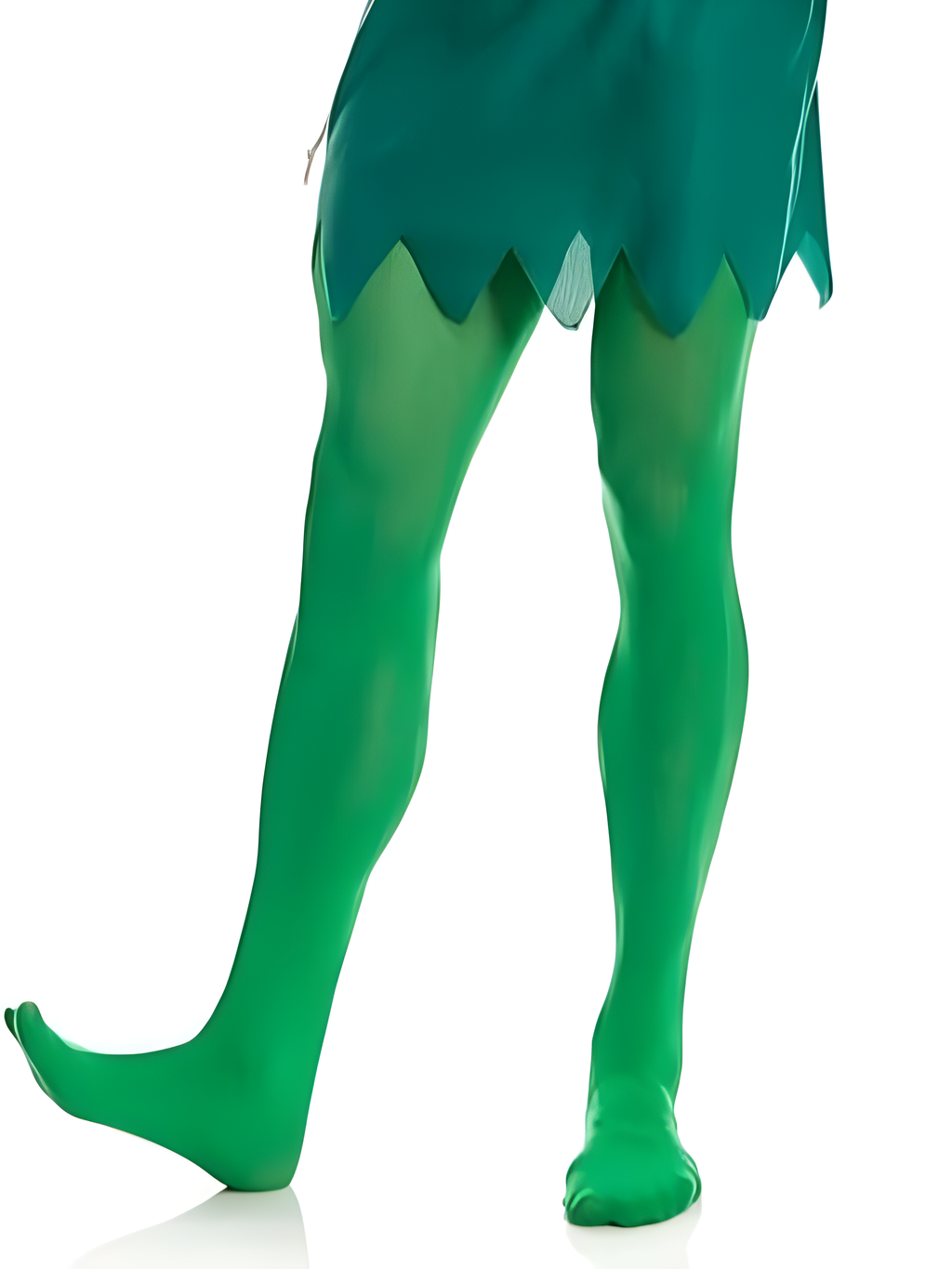 Adult One Size Solid Green Nylon Tights by Masquerade