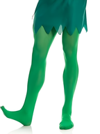 Adult One Size Solid Green Nylon Tights by Masquerade