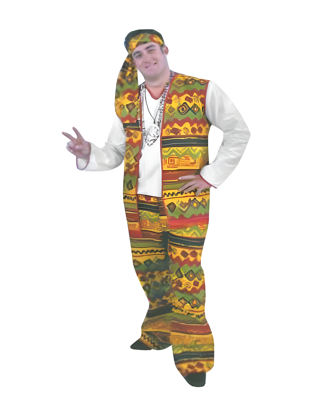 Adult Men's Hippie Costume by Masquerade
