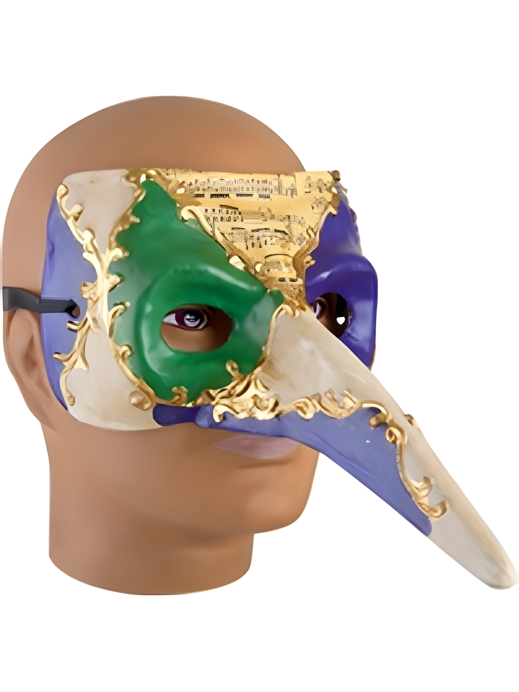 Mardi Gras Casanova Mask by Masquerade