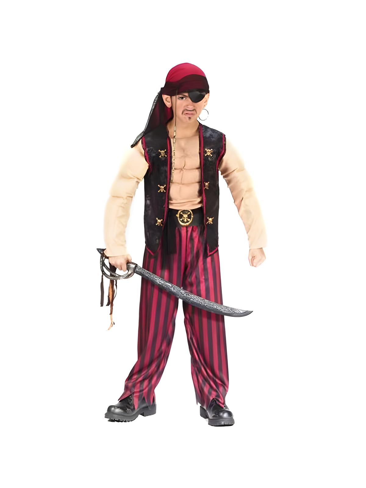 Childs Muscle Pirate Costume by Masquerade